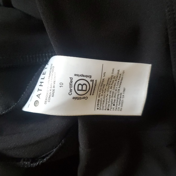Athleta Endless High Rise Women's Pants Black Size 10 - Picture 9 of 10
